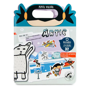 Libro de pegatinas educativo Ártico
