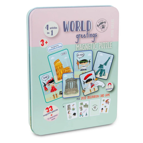 Juego magnético Saludos del Mundo Pepita Viajera