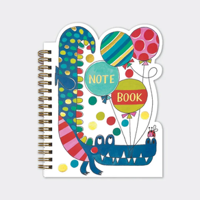 Rachel Ellen - Cuaderno con espiral y forma de cocodrilo