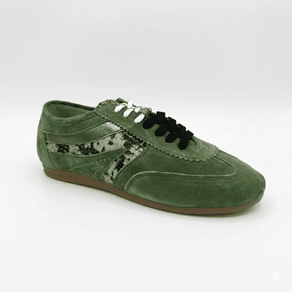 Deportiva Baerchi de Piel Verde