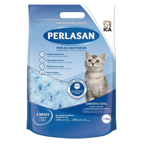PERLASAN ARENA SANITARIA DE SILICE PARA GATOS 7.5 kg
