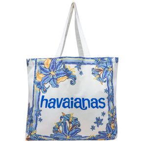 Bolso Playa Havaianas blanco azul