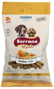 SERRANO SNACK SEMIHUMEDO DE POLLO 85g