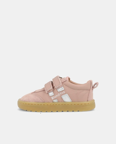 Zapatillas Barefoot LISBOA dos velcros Rosa Blanditos by Crio’s